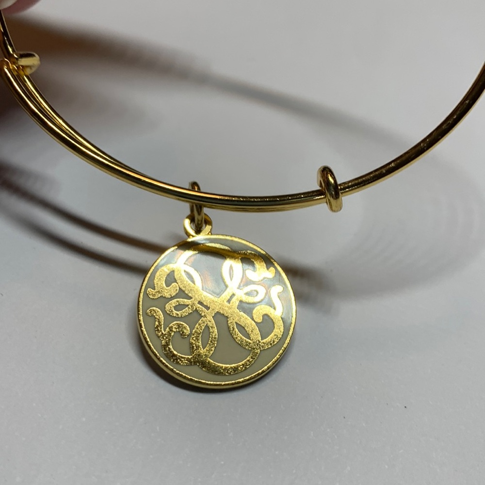 3/$20 Alex and Ani Path of Life gold tone bracelet